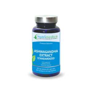 Ashwagandha kapsule ekstrakt 345 mg 60 vege kapsula Nutrimedica standardiziran na 2,5% withanolida