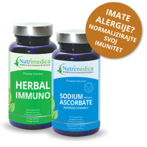 Paket 3 - Herbal immuno 60 vcaps i Natrij askorbat 200 g