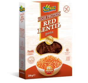 Tjestenina od crvene leće bez glutena Fusilli 250g